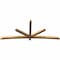 Ekena Millwork Alberta Timber Gable Bracket, Western Red Cedar, 108"W x 45"H x 3 1/2"D x 3 1/2"F, 10/12 Pitch GBW108X45X0404ALB00SWR - alternate 4